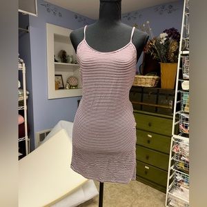 Tight striped sundress